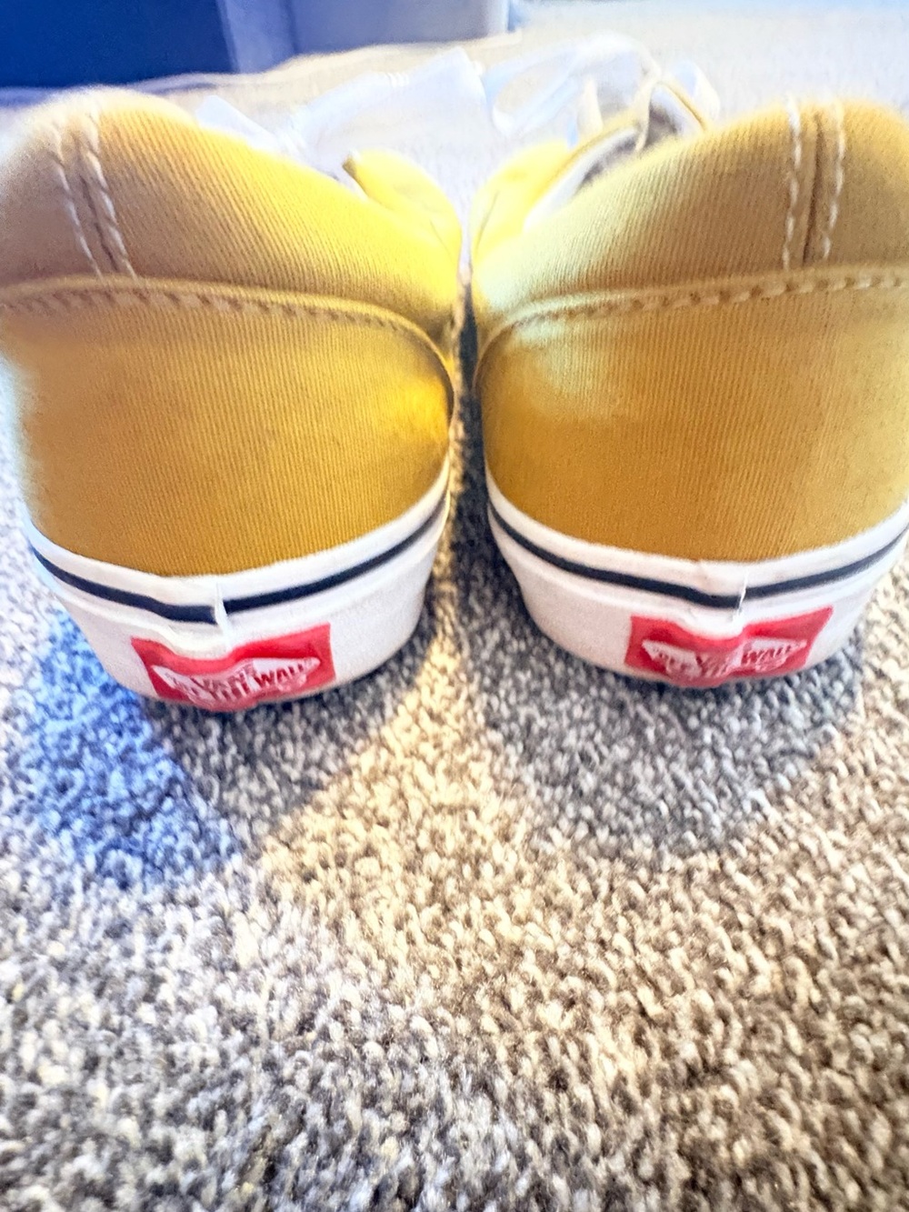 Vans Kids Canvas Sneakers in Mustard Yellow